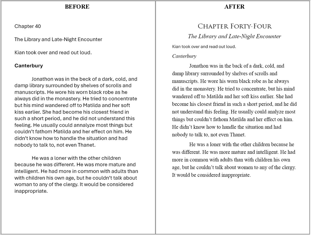 Editing Portfolio 2